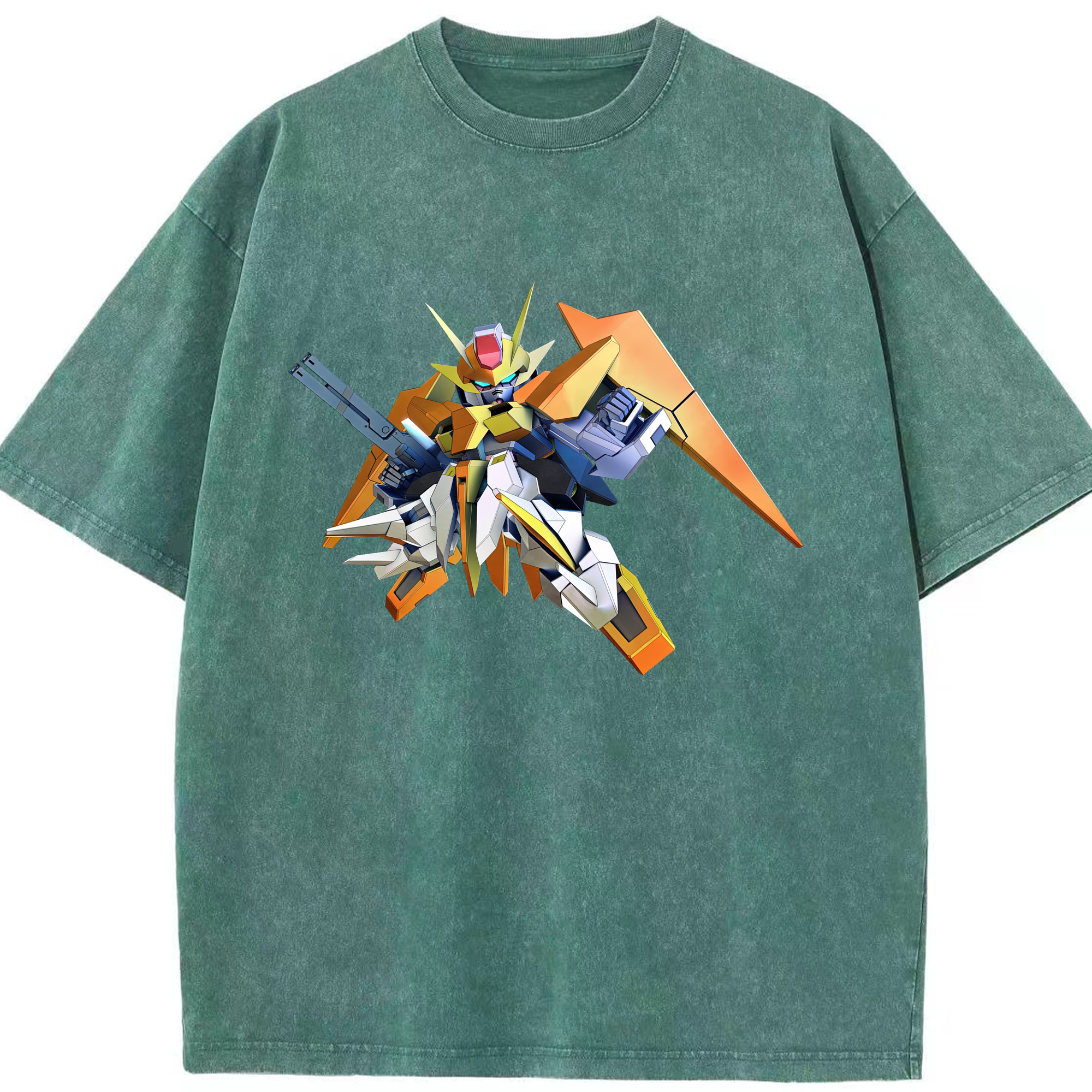 （画像用） 機動戦士ガンダム Mobile Suit Gundam 綿100% ヴィンテージ風 半袖Tシャツ（フロントプリント）